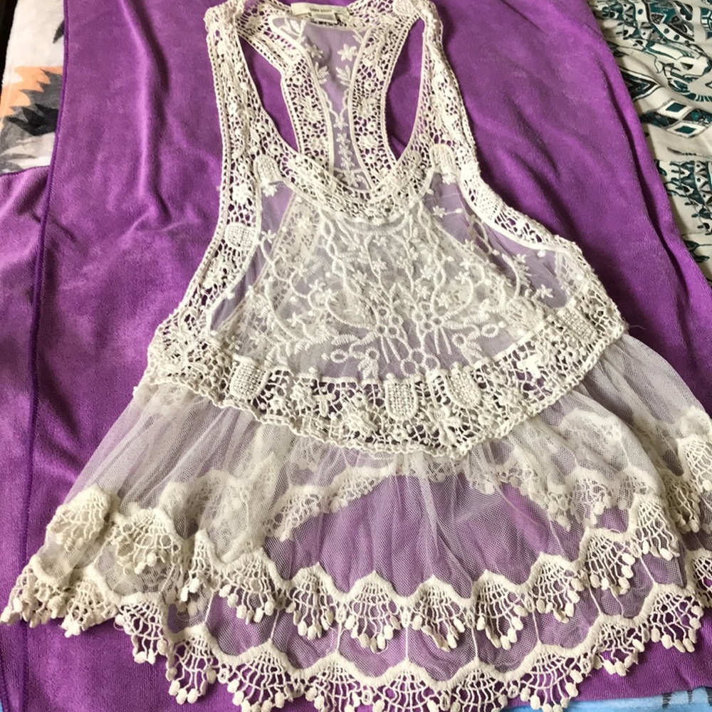 Beau still crochet swimsuit cover new no tags